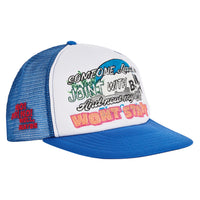 Lace Vintage Hat | Royal/White