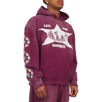 Cowrie Shell Hoodie | Maroon
