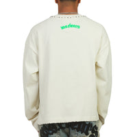 Studded Star Head L/S Tee | Ivory/Lemon