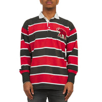 Striped Jersey Rugby | Faded Black Canvas Multi
