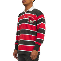 Striped Jersey Rugby | Faded Black Canvas Multi