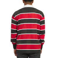 Striped Jersey Rugby | Faded Black Canvas Multi