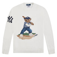 Yankees™ Bear Sweater | Deckwash White