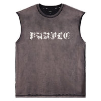 Worn Gothic Sleeveless Tee