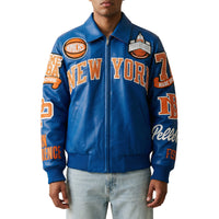 NY Knicks For The City Jacket | Royal/Orange/White