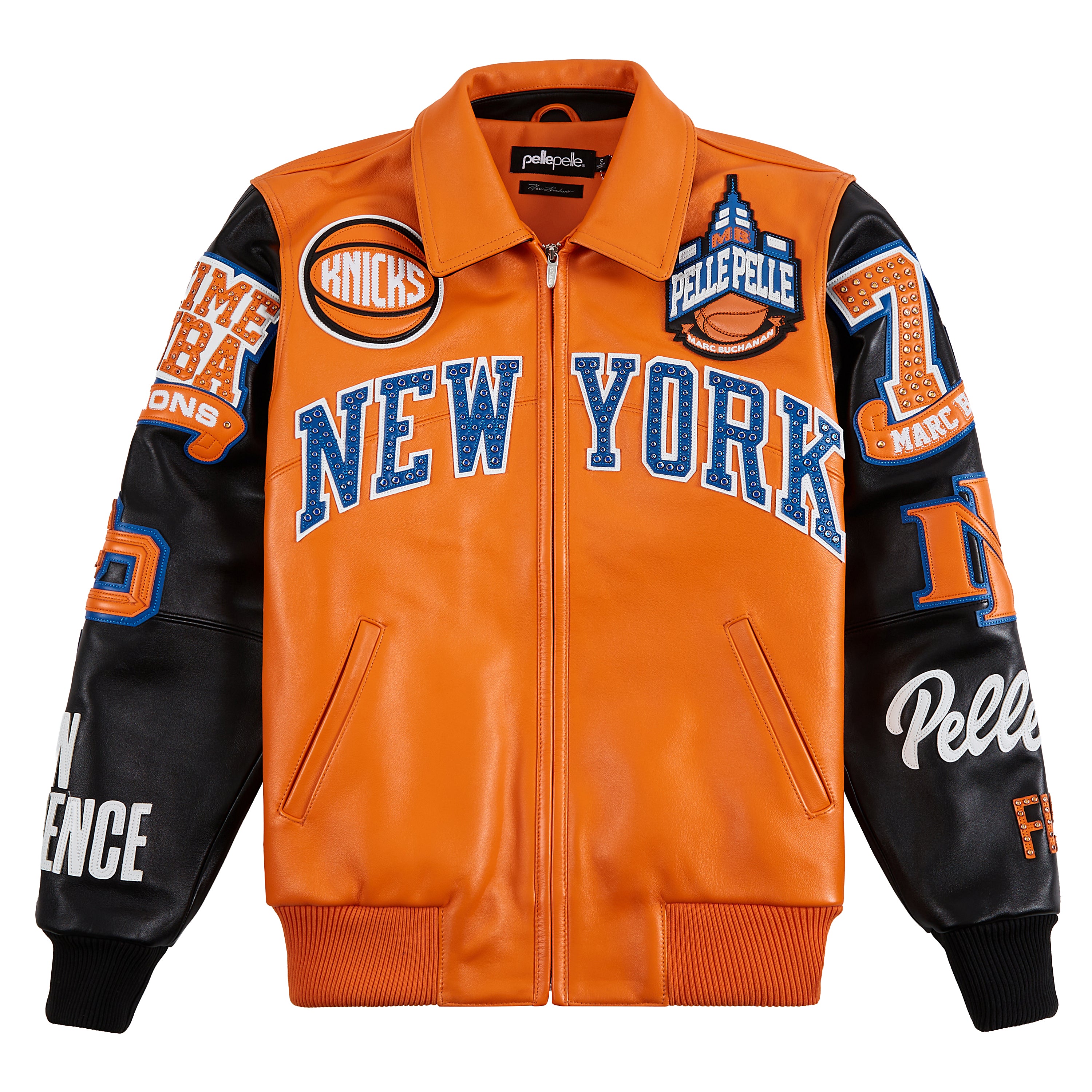 NY Knicks For The City Jacket | Orange/Black/Royal – Capsule NYC