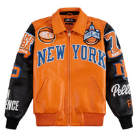 NY Knicks For The City Jacket | Orange/Black/Royal