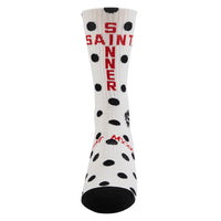 Dot Sock | White