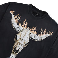 British Cowboys Tee | Stained Black