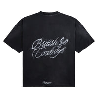 British Cowboys Tee | Stained Black