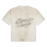 British Cowboys Tee | Washed Ecru