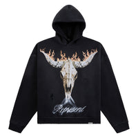 British Cowboys Hoodie | Stained Black