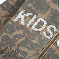 Face Camo Hoodie | Green