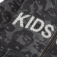 Face Camo Hoodie | Black