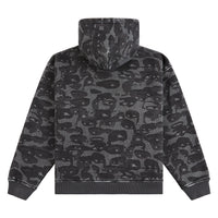 Face Camo Hoodie | Black
