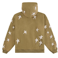 Patchwork Washed Hoodie | Green