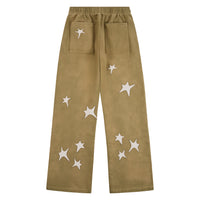 Patchwork Washed Sweatpant | Green