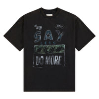 Say Less Do More Tee | Black