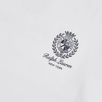RL Crest Tee | White