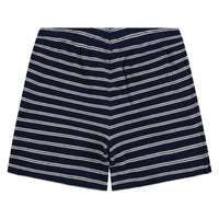 Pointelle Ribbed Short | Newport Navy/Pale Cream