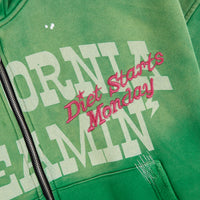California Dreaming Full Zip Hoodie | Green