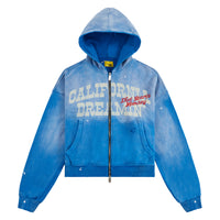 California Dreaming Full Zip Hoodie | Blue