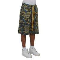 Camo Cargo Short | Blue