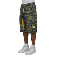 Camo Cargo Short | Blue