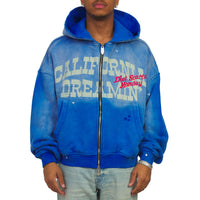California Dreaming Full Zip Hoodie | Blue