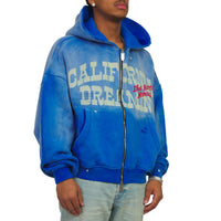 California Dreaming Full Zip Hoodie | Blue