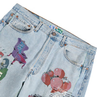 Harrison Triple-Wide Denim Short | Light Distressed