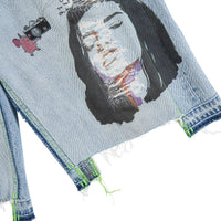 Harrison Triple-Wide Denim Short | Light Distressed