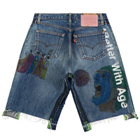 Harrison Triple-Wide Denim Short | Medium Wash