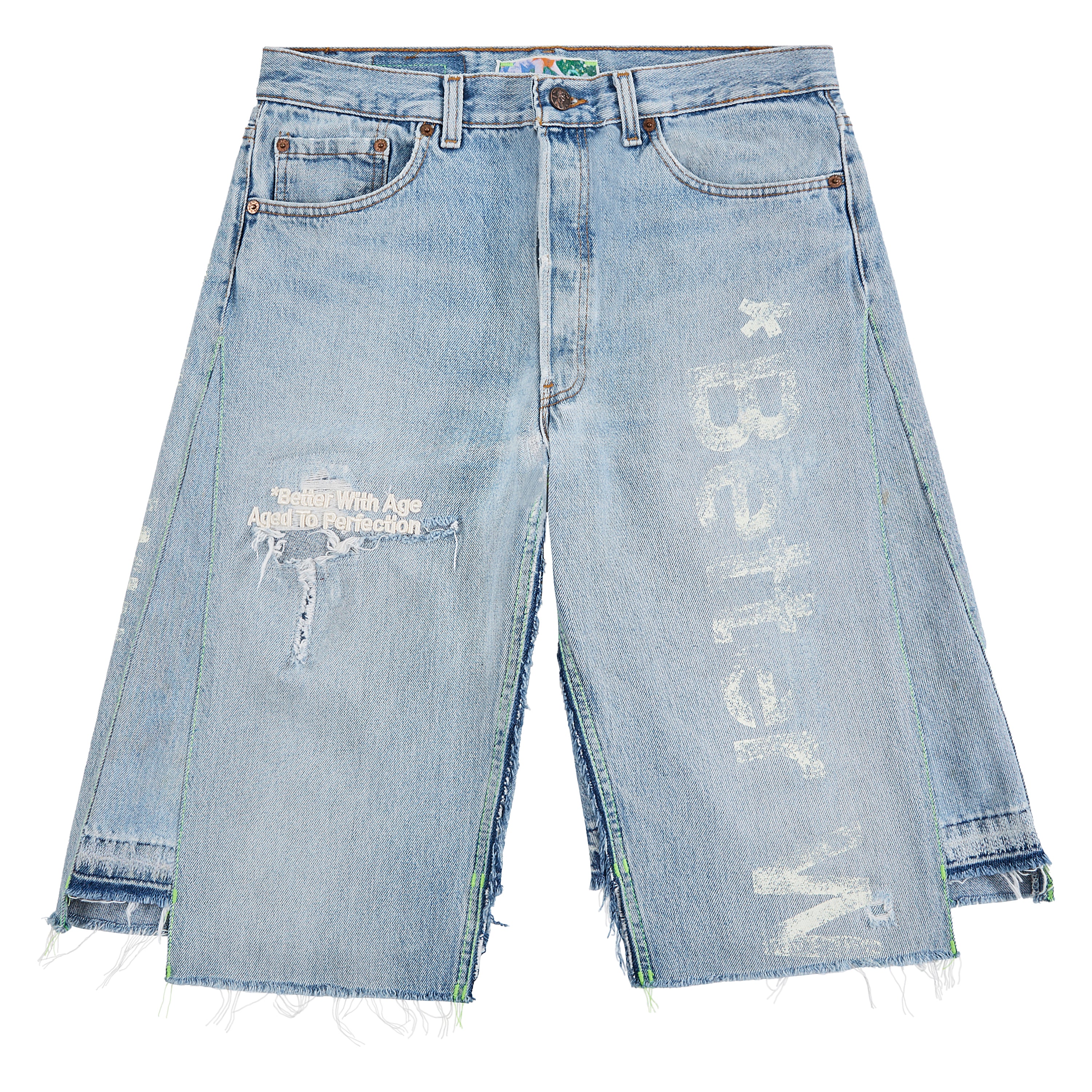 Clementine Double-Wide Denim Short | Light Wash – Capsule NYC
