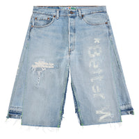 Clementine Double-Wide Denim Short | Light Wash