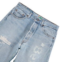 Clementine Double-Wide Denim Short | Light Wash
