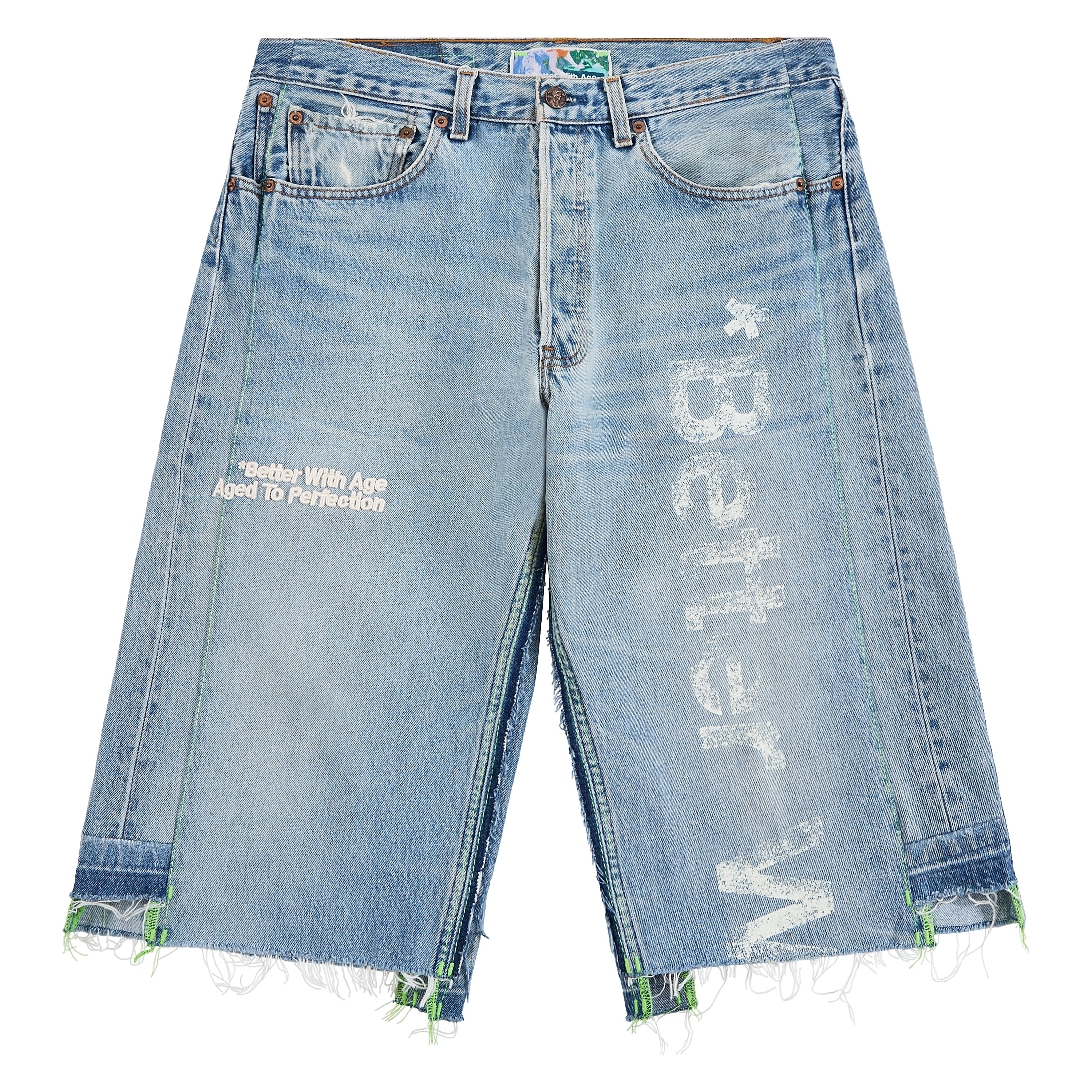 Clementine Double-Wide Denim Short | Medium Wash – Capsule NYC
