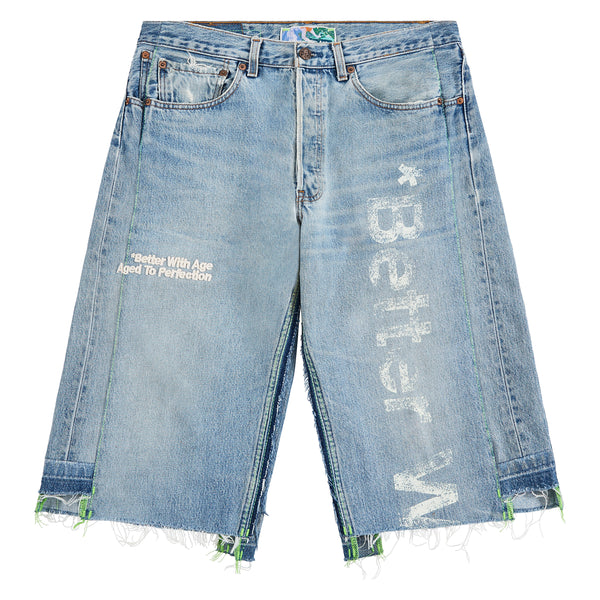 Clementine Double-Wide Denim Short | Medium Wash – Capsule NYC