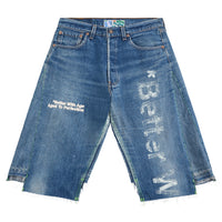 Clementine Double-Wide Denim Short | Dark Wash