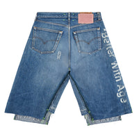 Clementine Double-Wide Denim Short | Dark Wash