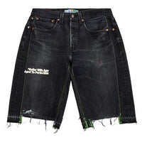 Monroe Triple-Wide Denim Short | Denim Black