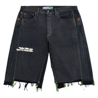 Monroe Triple-Wide Denim Short | Black