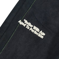 Monroe Triple-Wide Denim Short | Black