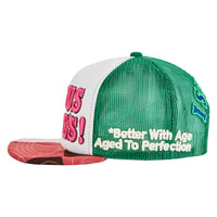 Party Vintage Repair Hat | White/Green