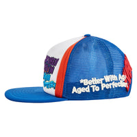 Very Good Vintage Hat | Blue/White/Orange