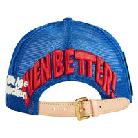 Very Good Vintage Hat | Blue/White/Orange