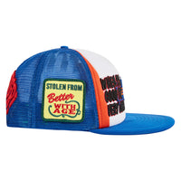 Very Good Vintage Hat | Blue/White/Orange