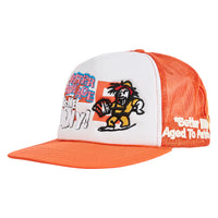 Nowhere Vintage Hat | Orange/White