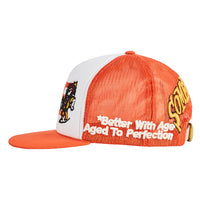 Nowhere Vintage Hat | Orange/White