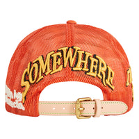 Nowhere Vintage Hat | Orange/White